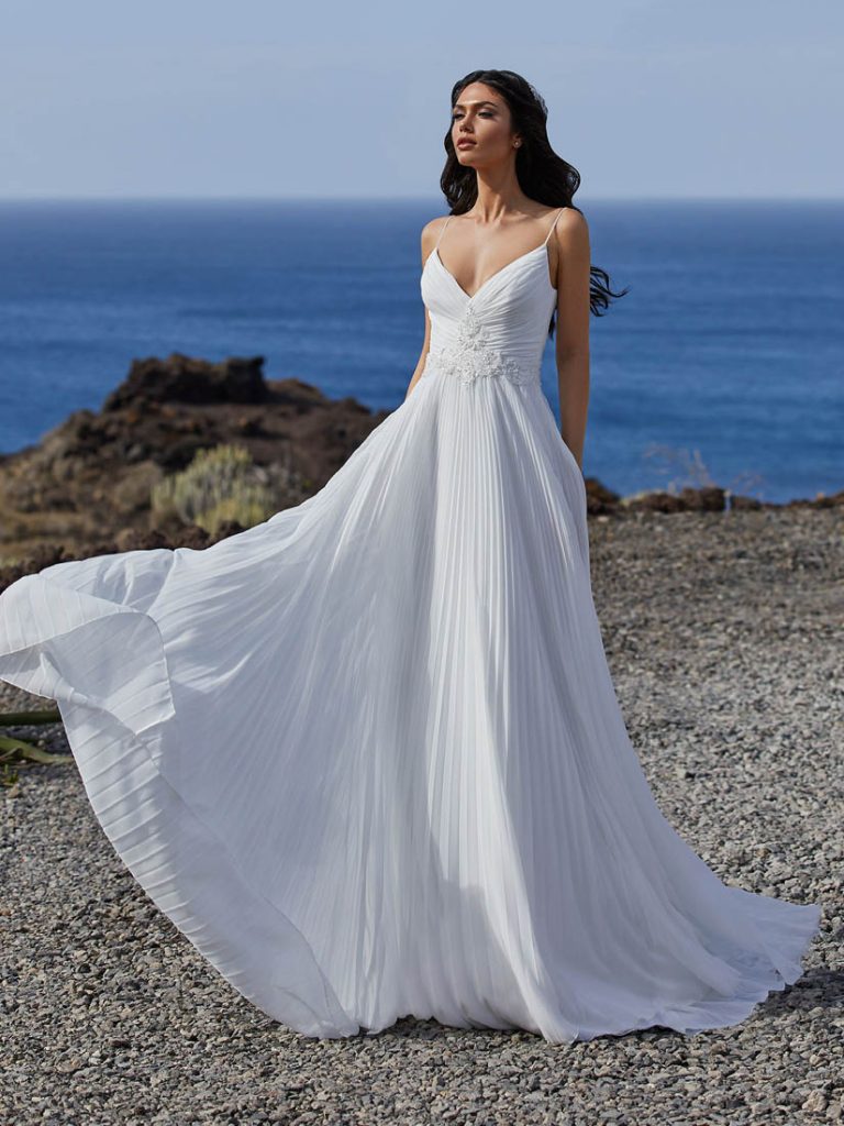 Blue Wedding Dress Cornwall
